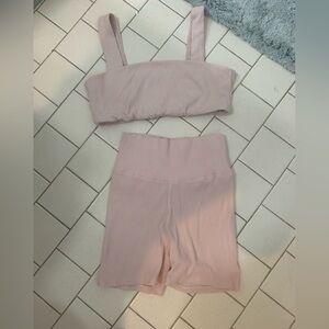 Daily Drills Biker shorts and sports bra SET